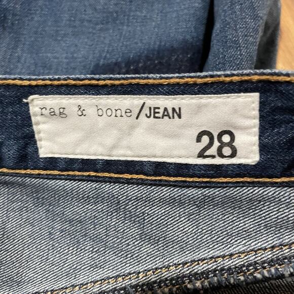 Rag & Bone Eddy Skirt Denim Mini‎ Raw Frayed Hem 5 Pocket Womens 28 - Picture 3 of 7